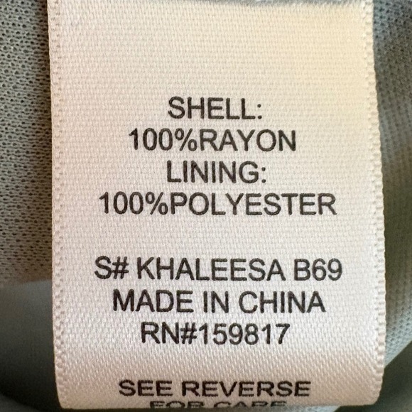 Altar'd State Khaleesa Sage Green Floral Smocked Tiered Mini Dress Womens Medium - Picture 4 of 5